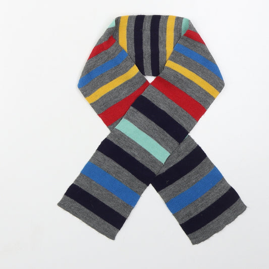 George Boys Multicoloured Striped Acrylic Rectangle Scarf Scarf One Size