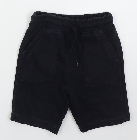 TU Boys Beige  Cotton Sweat Shorts Size 4 Years  Regular Drawstring