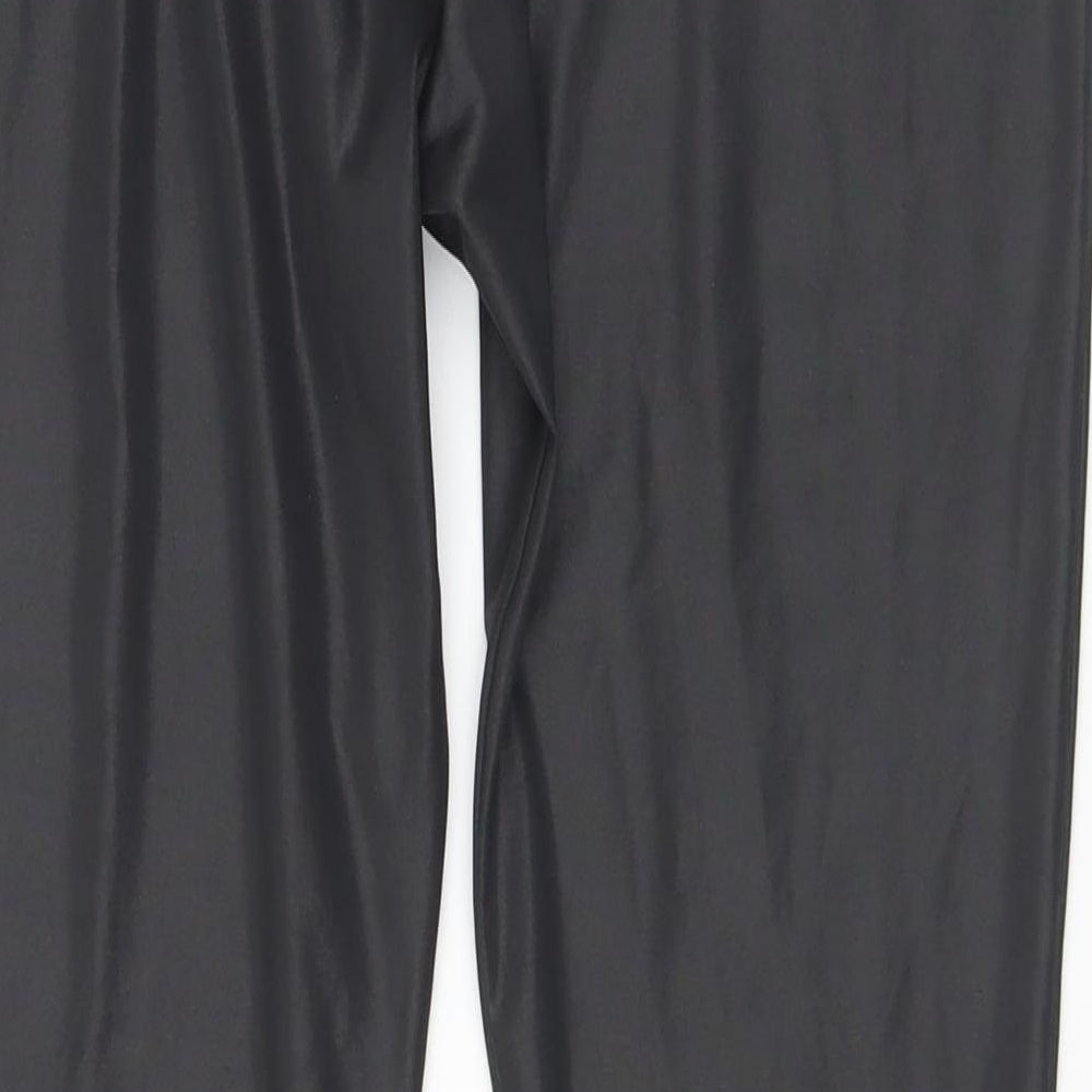 River Island Womens Black  Polyester Capri Leggings Size 10 L26 in