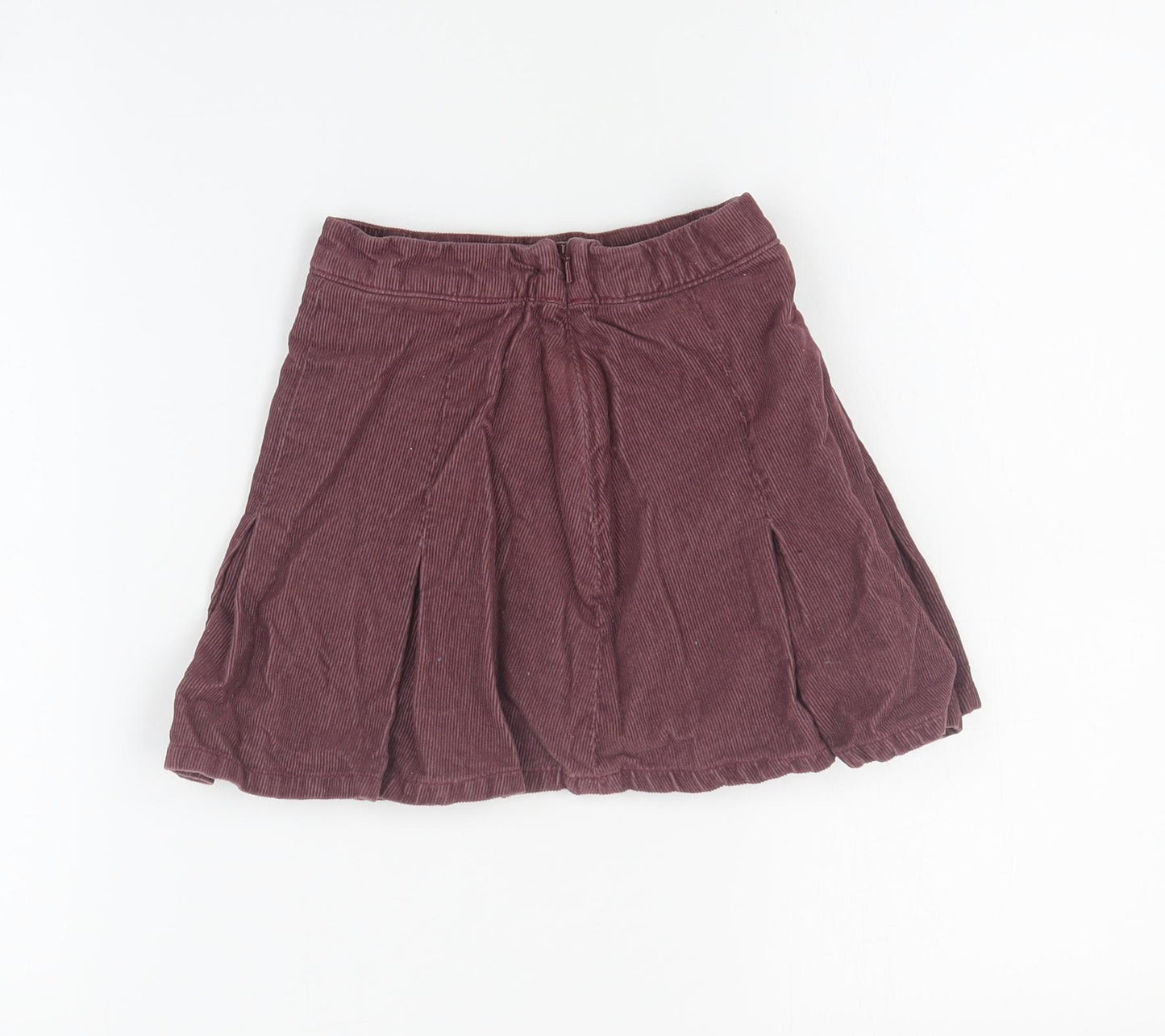 NEXT Girls Purple  Cotton A-Line Skirt Size 3 Years  Regular Zip