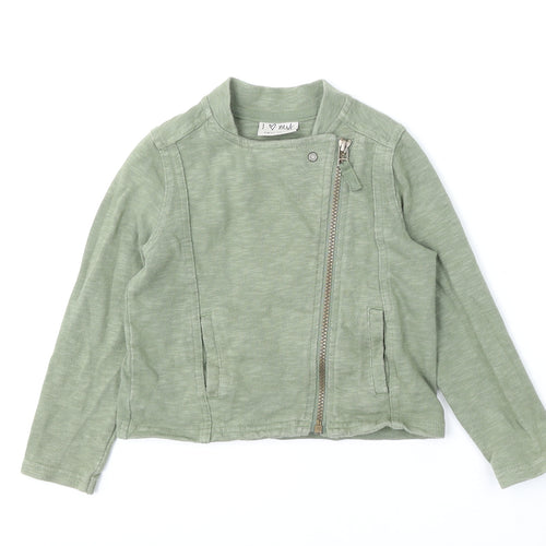 NEXT Girls Green   Bomber Jacket Jacket Size 3-4 Years  Zip