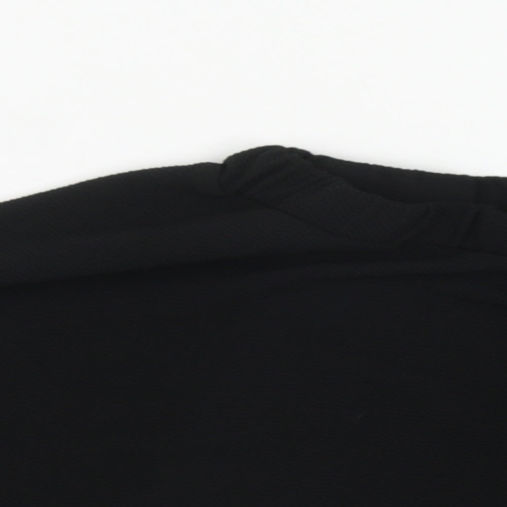 SheIn Girls Black  Polyester Flare Skirt Size 11-12 Years  Regular
