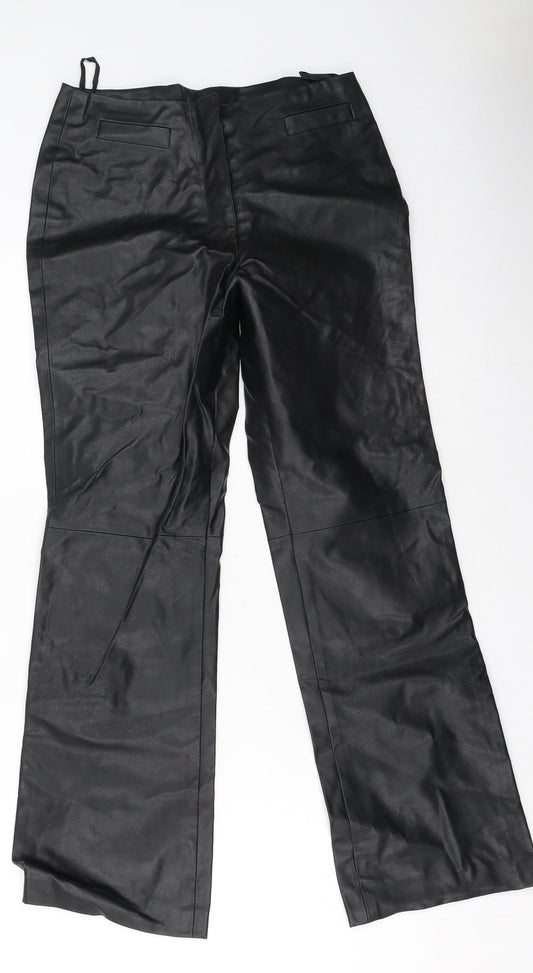 Kylie Girls Black  Polyester Jegging Trousers Size 12 Years  Regular