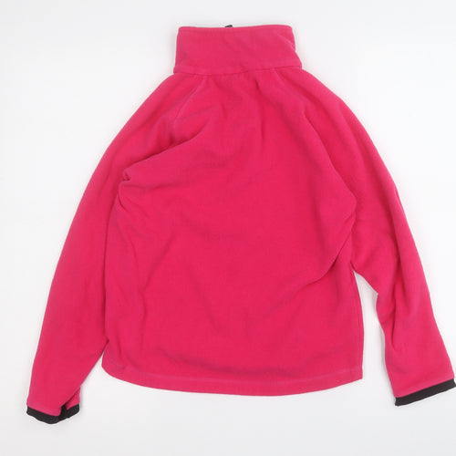 The Edge Girls Pink   Jacket  Size 11-12 Years  Zip