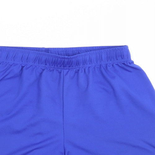 Sondico Boys Blue  Polyester Sweat Shorts Size 13 Years  Regular Drawstring