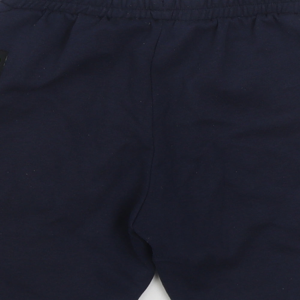 Kappa Boys Blue  Cotton Sweat Shorts Size 10 Years  Regular Tie