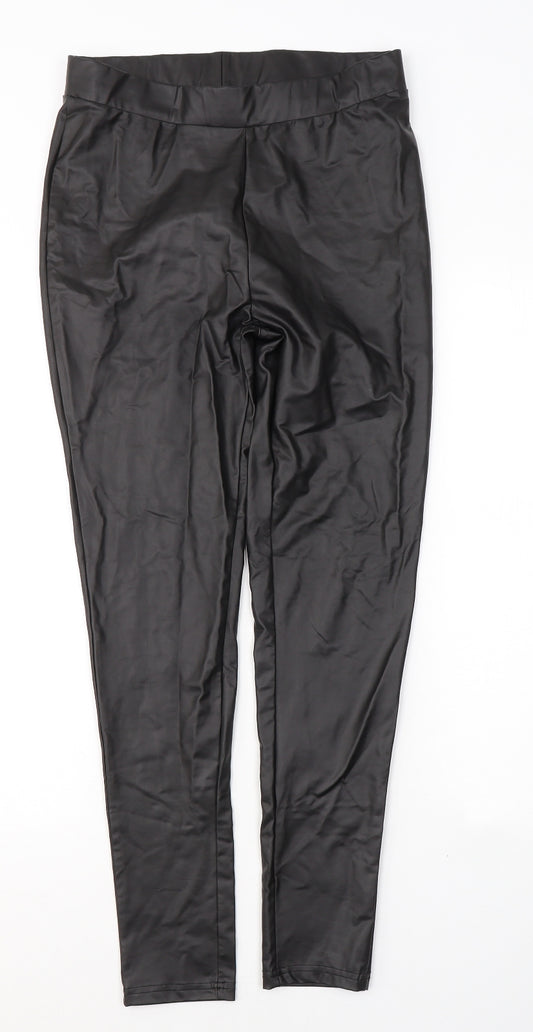 Primark Womens Black  Polyester Jegging Leggings Size S L27 in