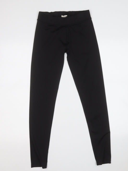 JustCool Womens Black  Polyester Compression Leggings Size S L27 in Regular  - BIC