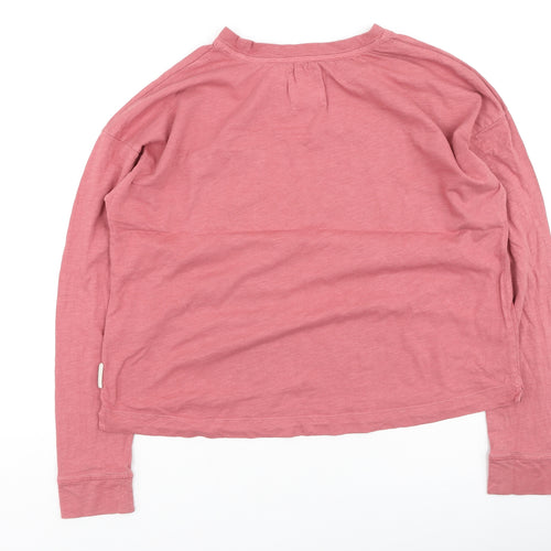 Primark Womens Pink Solid Cotton Top Pyjama Top Size XS
