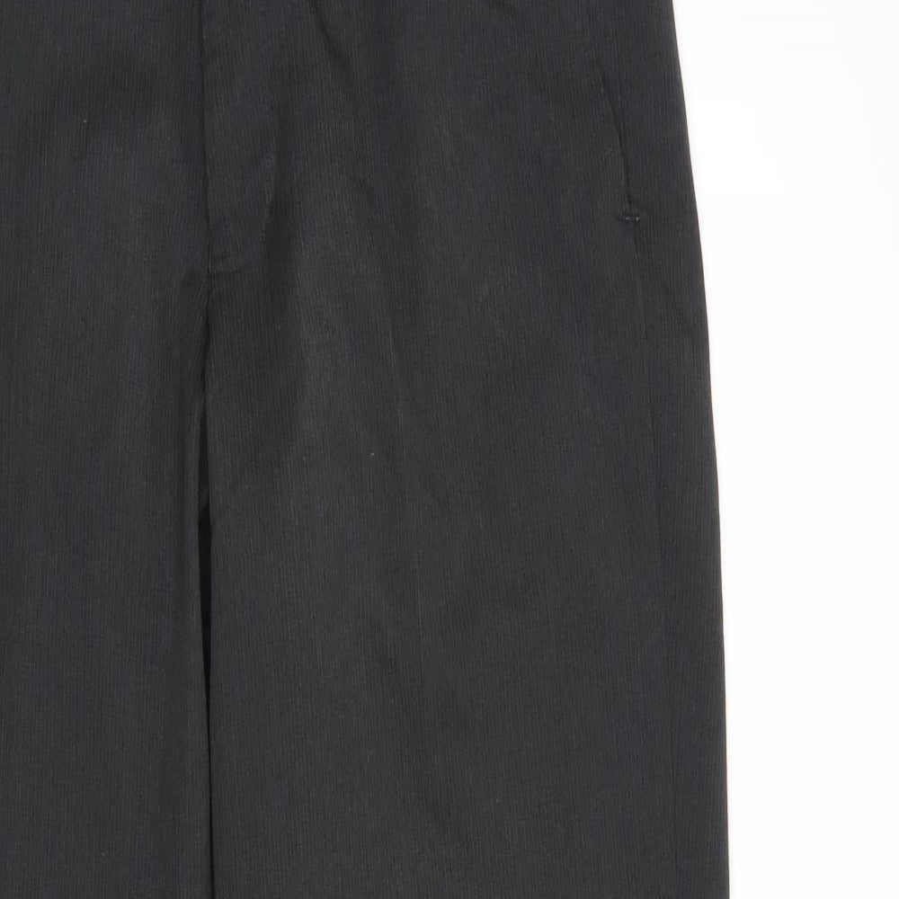 Dunnes Stores Mens Grey  Polyester Dress Pants Trousers Size 36 in L29 in Regular Hook & Eye