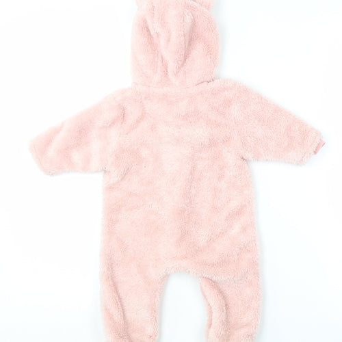 George Baby Pink  Polyester Babygrow One-Piece Size 3-6 Months