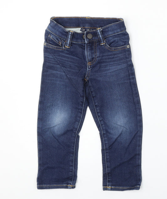 Gap Boys Blue  Cotton Skinny Jeans Size 3 Years  Regular