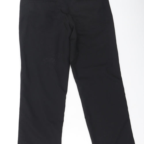 PUMA Boys Black  Polyester Chino Trousers Size M  Regular