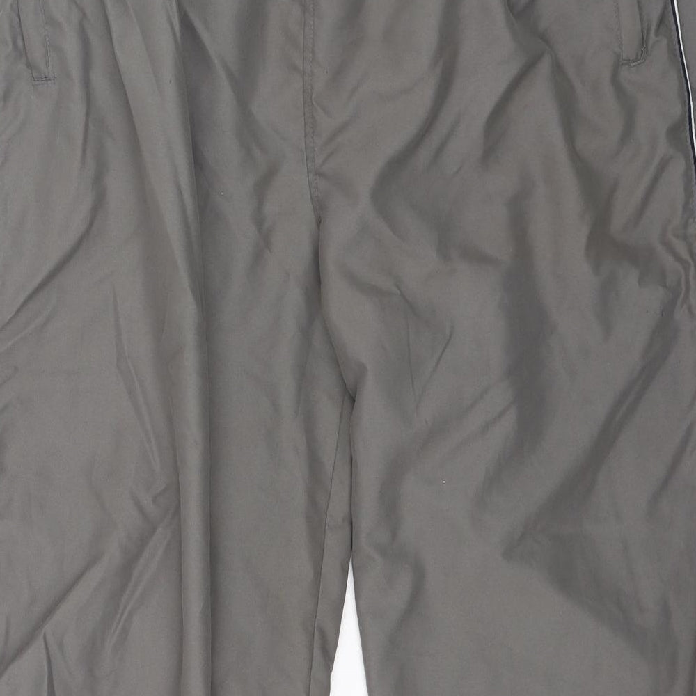 us  Mens Green  Polyester Trousers  Size L L21 in Regular