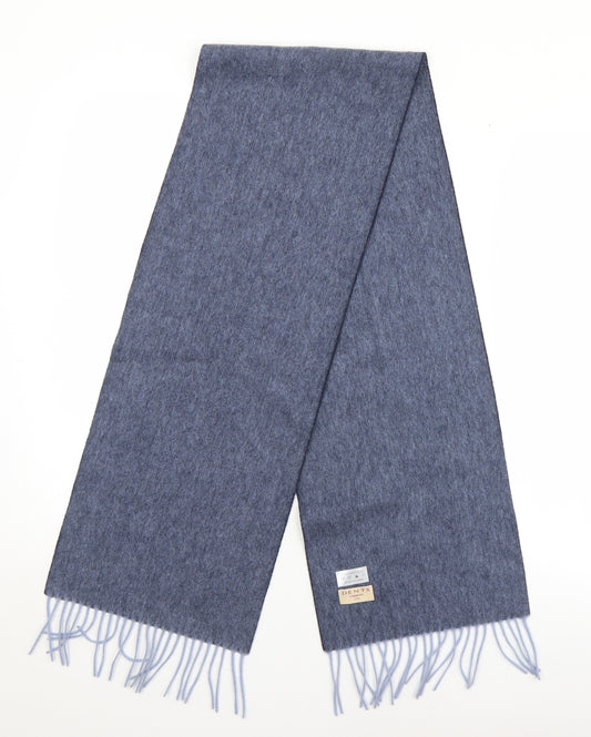 Dents Mens Blue  Lambswool Scarf  One Size