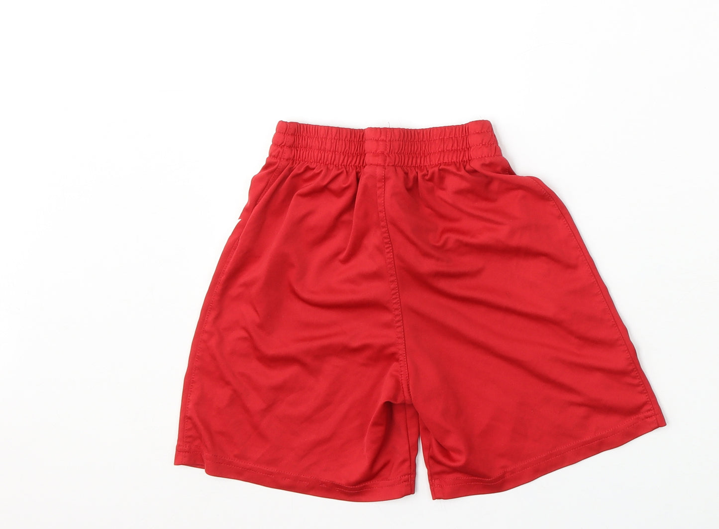 Hummel Boys Red  Polyester Sweat Shorts Size 10-11 Years  Regular