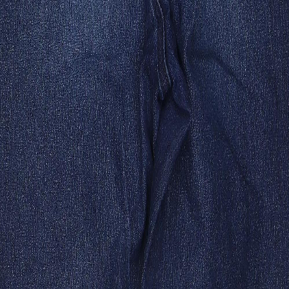 DG2 Womens Blue  Cotton Skinny Jeans Size 10 L26 in Regular Button