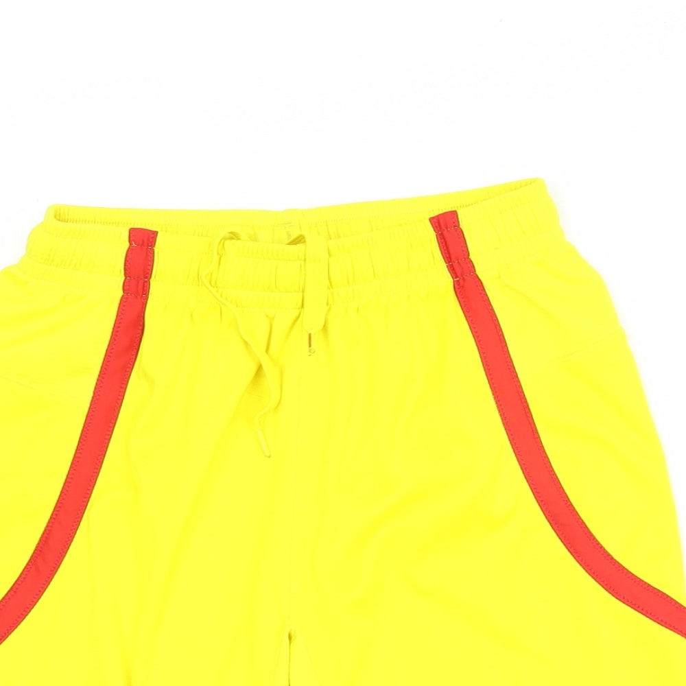 Warrior Boys Yellow  Cotton Sweat Shorts Size 9 Years  Regular Drawstring - Liverpool FC