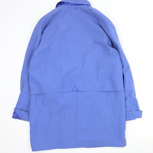 Astraka Womens Blue   Pea Coat Coat Size S  Zip