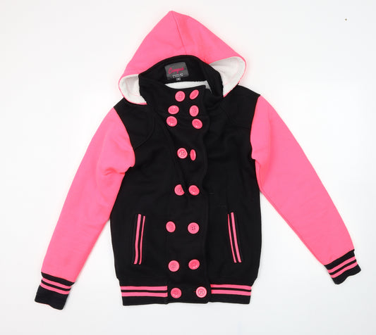 Campus Girls Black   Jacket  Size M