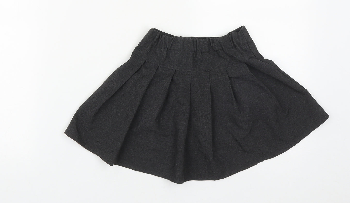 F&F Girls Grey  Polyester A-Line Skirt Size 3-4 Years  Regular