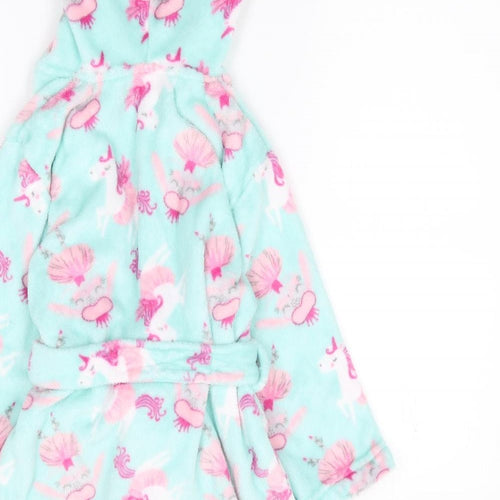 Studio Girls Multicoloured Geometric Polyester Top Robe Size 3-4 Years   - Unicorn