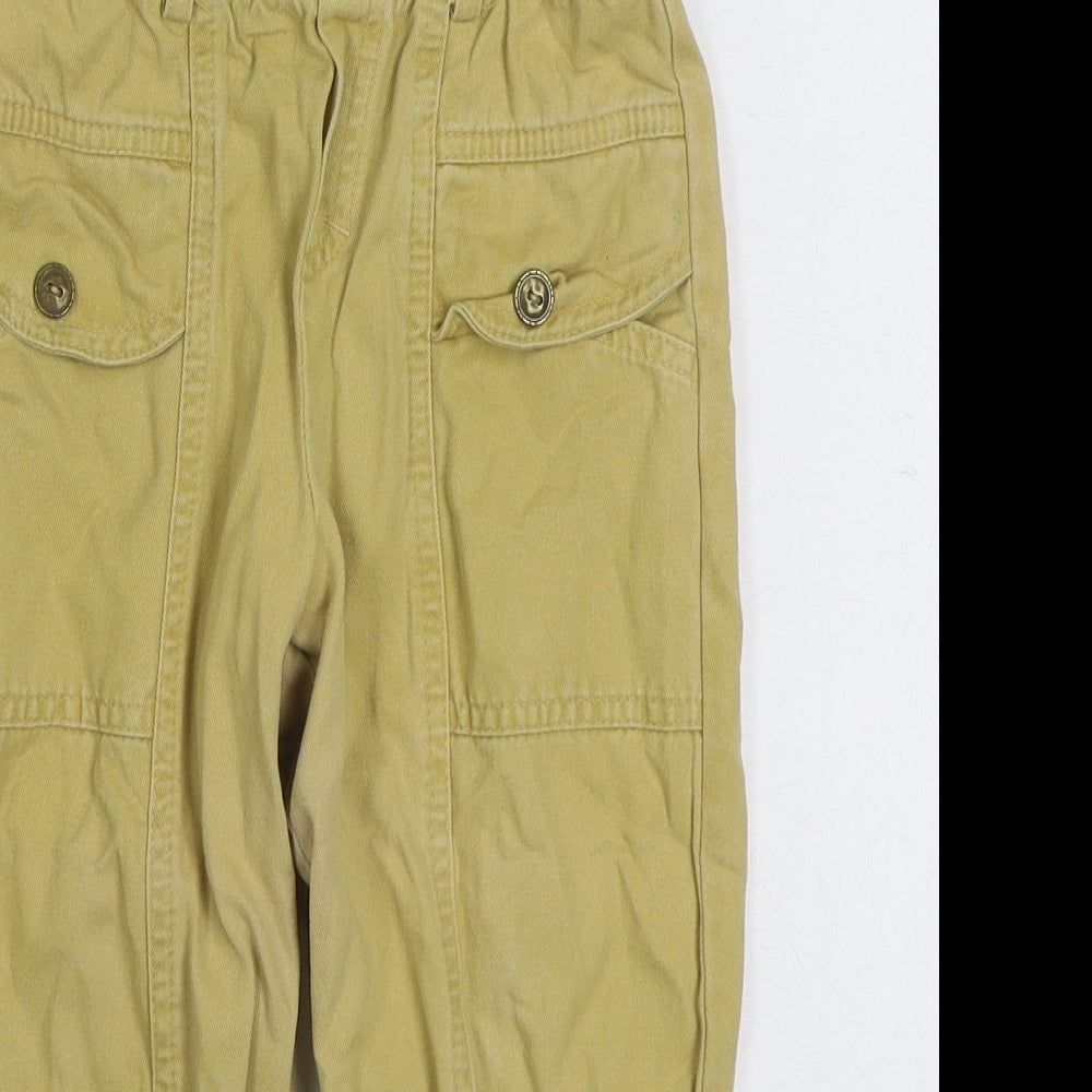 Dunnes Stores Boys Yellow  100% Cotton Straight Jeans Size 2-3 Years  Regular Zip