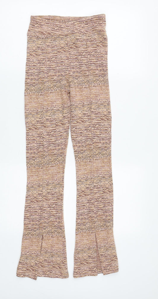 Matalan Girls Multicoloured Geometric Polyester Dress Pants Trousers Size 13 Years  Regular