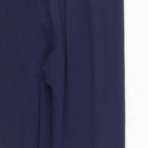 Dunnes Girls Blue  Cotton Jegging Trousers Size 9 Months  Regular  - Love Heart Print