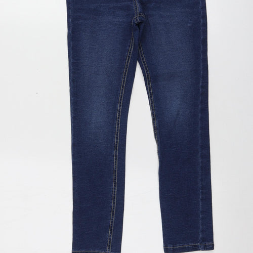 Dunnes Stores Girls Blue  Cotton Skinny Jeans Size 8 Years  Regular