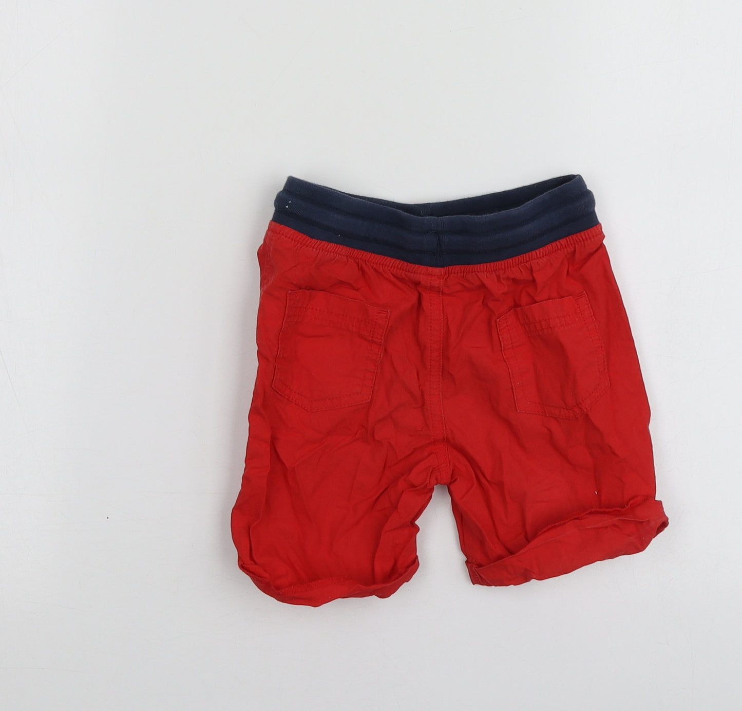 Urban Rascals Boys Red  Cotton Chino Shorts Size 2 Years  Regular