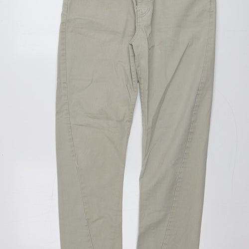 Fabric of Life Mens Beige  Cotton Trousers  Size 32 L29 in Regular