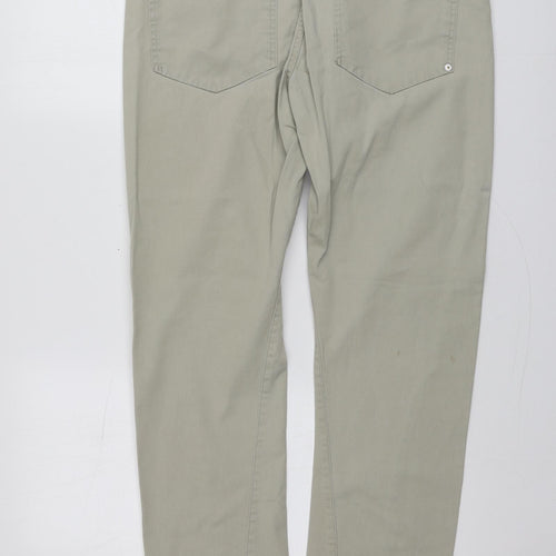 Fabric of Life Mens Beige  Cotton Trousers  Size 32 L29 in Regular
