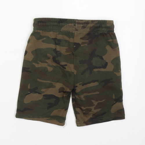 Primark Boys Multicoloured Camouflage Cotton Utility Shorts Size 6-7 Years  Regular Drawstring