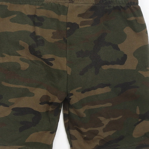 Primark Boys Multicoloured Camouflage Cotton Utility Shorts Size 6-7 Years  Regular Drawstring
