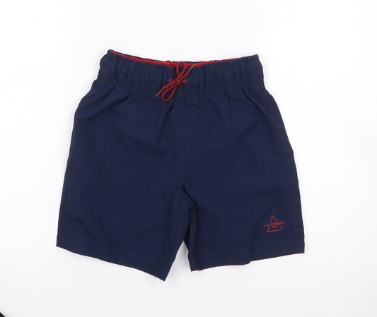Primark Boys Blue  Polyester Sweat Shorts Size 8-9 Years  Regular Drawstring - Swim Short