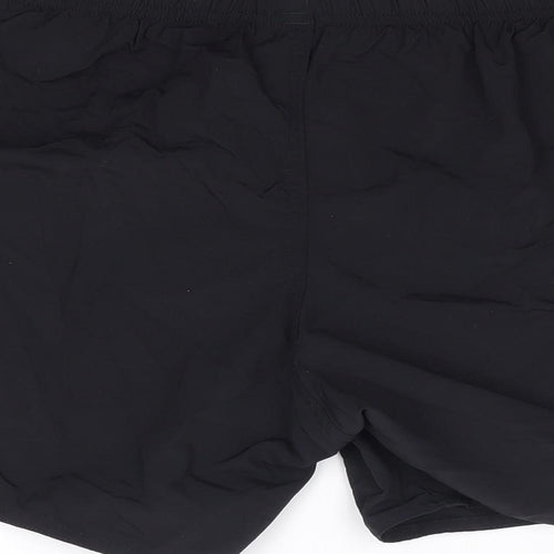 DECATHLON Boys Black  Polyamide Sweat Shorts Size S  Regular Drawstring