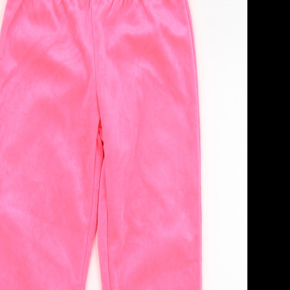 Billie Blush Girls Pink  Polyester Jogger Trousers Size 4 Years  Slim Pullover