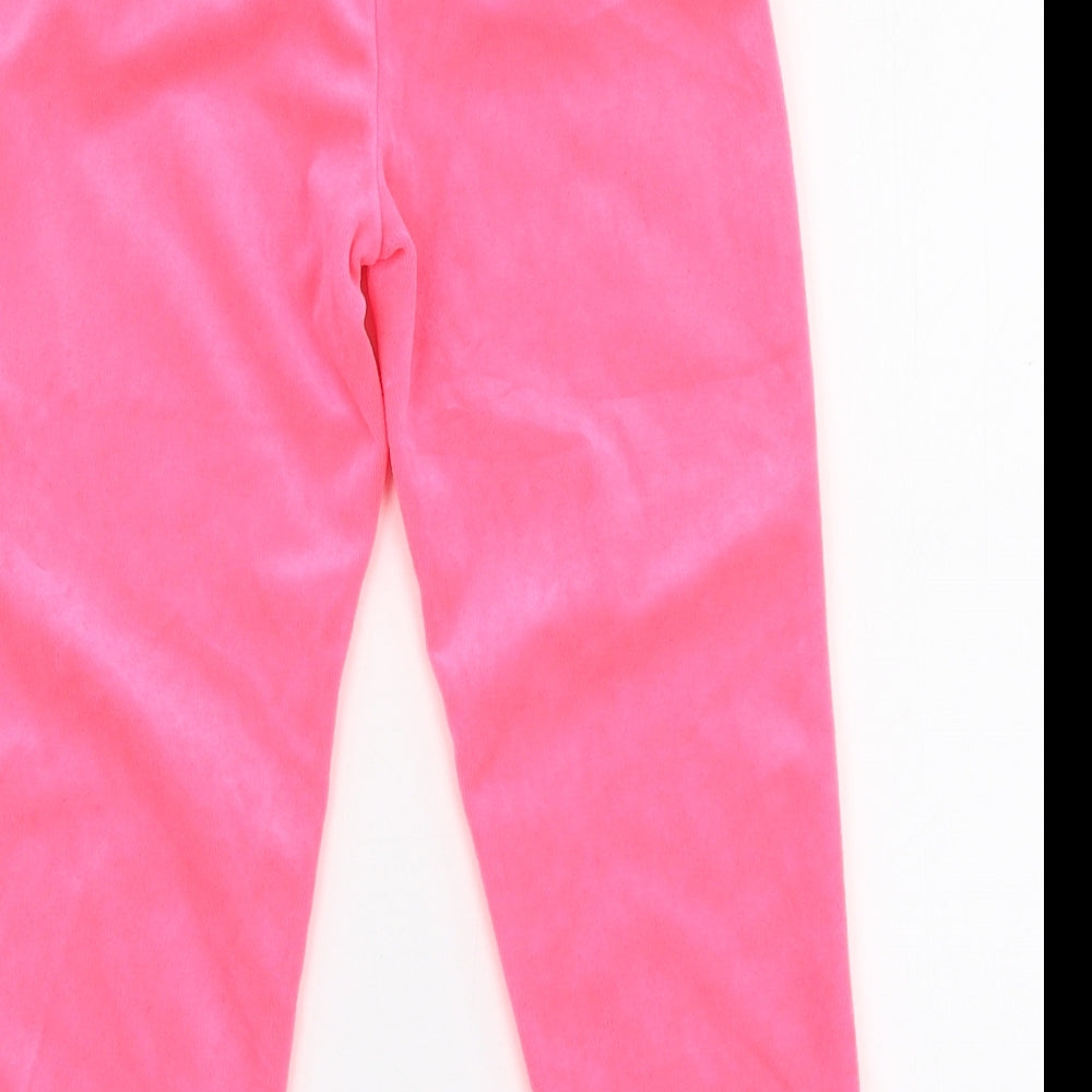 Billie Blush Girls Pink  Polyester Jogger Trousers Size 4 Years  Slim Pullover