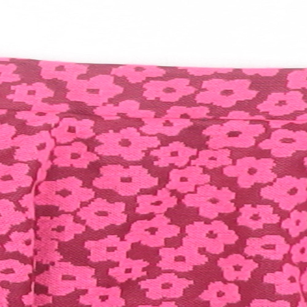 Matalan Girls Pink Floral Polyester A-Line Skirt Size 5 Years  Regular Pull On