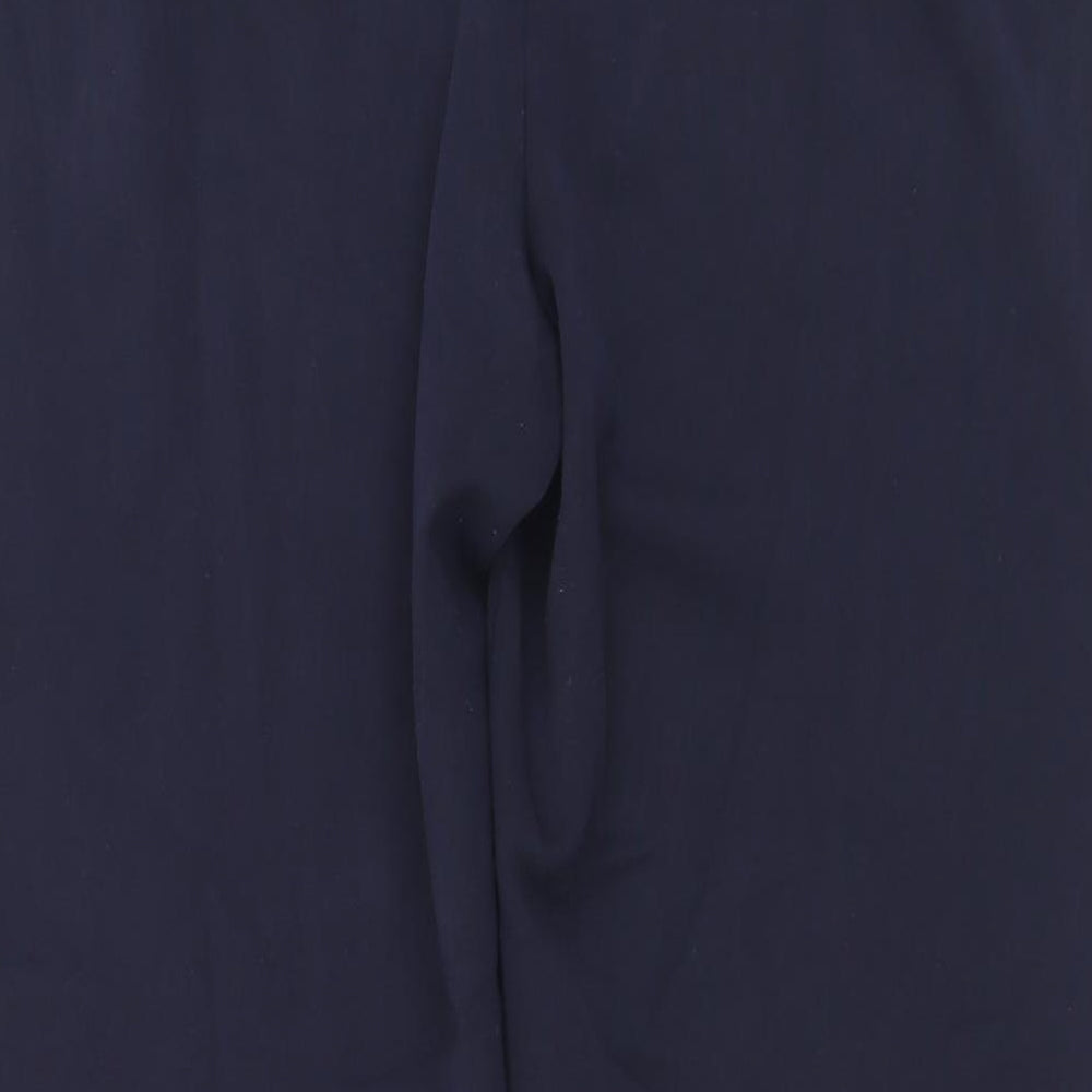 Arcadia Womens Blue  Polyester Trousers  Size 16 L29 in Regular Button