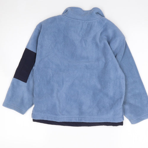 Dunnes Boys Blue High Neck  Polyester Pullover Jumper Size 7 Years  Pullover
