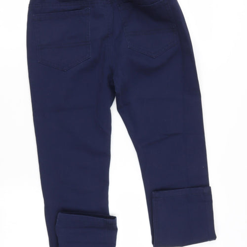 Denim & Co. Girls Blue  Cotton Skinny Jeans Size 9-10 Years  Regular