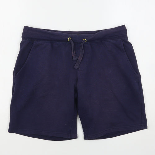 F&F Boys Blue  Cotton Sweat Shorts Size S L9 in Regular