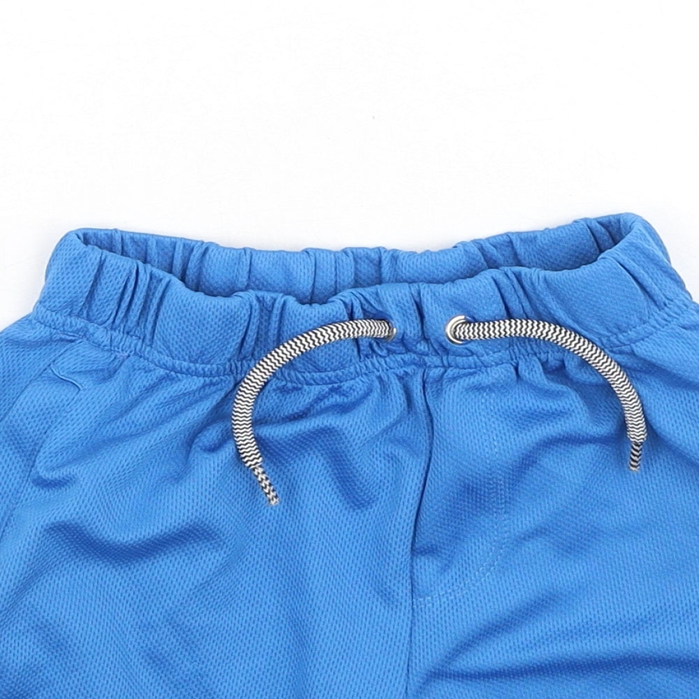 Pep & Co Boys Blue  Polyester Sweat Shorts Size 5-6 Years  Regular