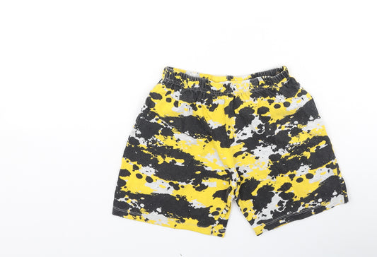 Pep & Co Boys Multicoloured Camouflage Cotton Sweat Shorts Size 6-7 Years  Regular