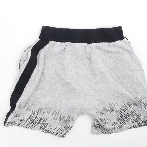 Pep & Co Boys Grey  Cotton Sweat Shorts Size 7-8 Years  Regular