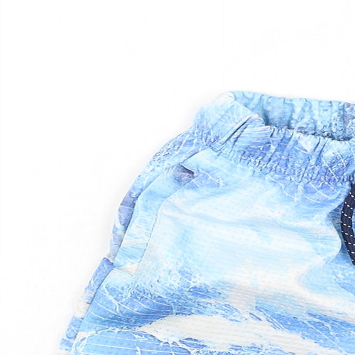 Pep & Co Boys Blue  Polyester Sweat Shorts Size 6-7 Years  Regular