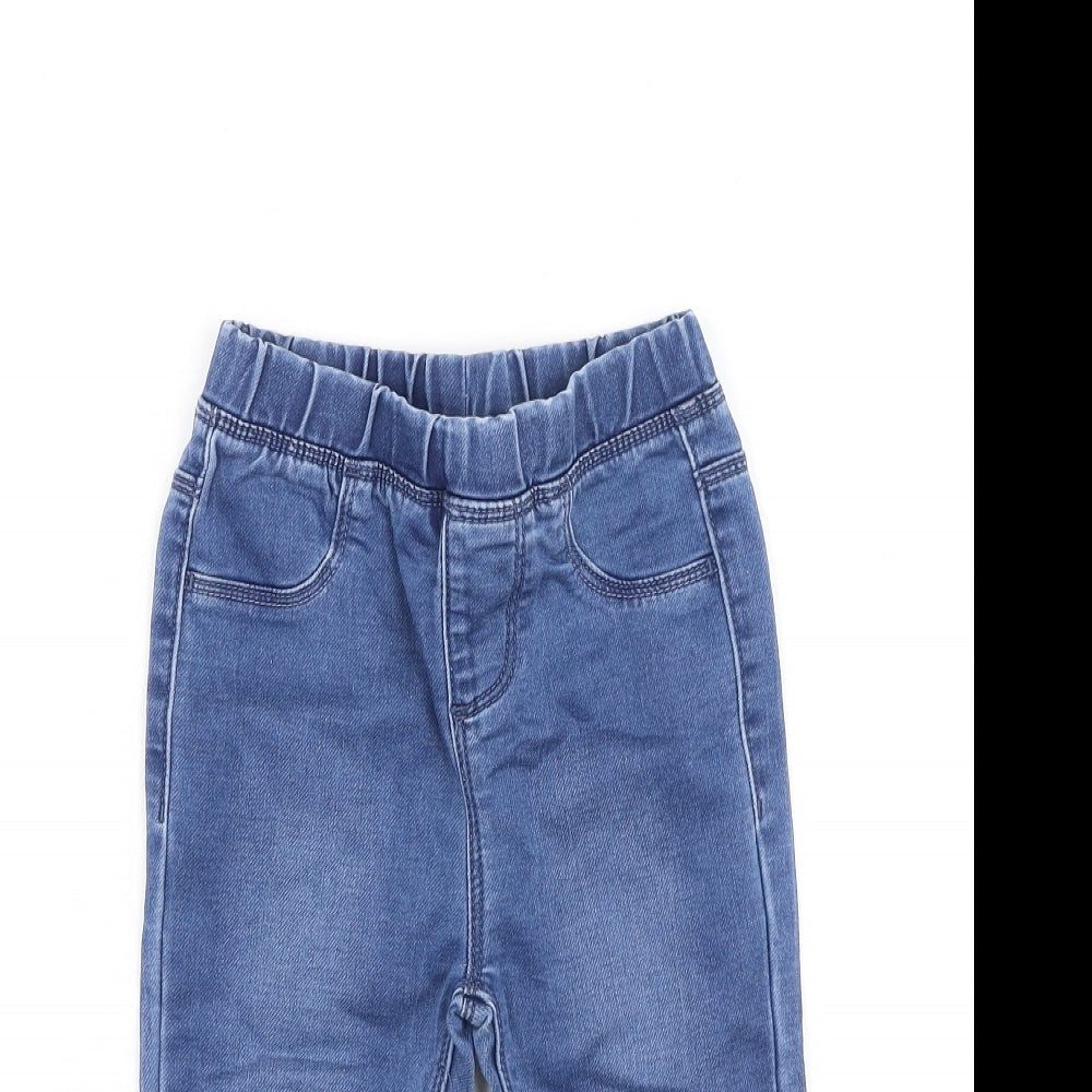 Dunnes Stores Girls Blue  Cotton Jegging Jeans Size 2-3 Years  Regular