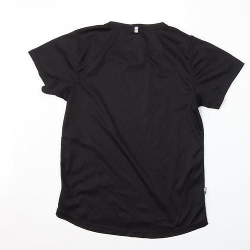 Karrimor Womens Black  Polyester Basic T-Shirt Size M Round Neck